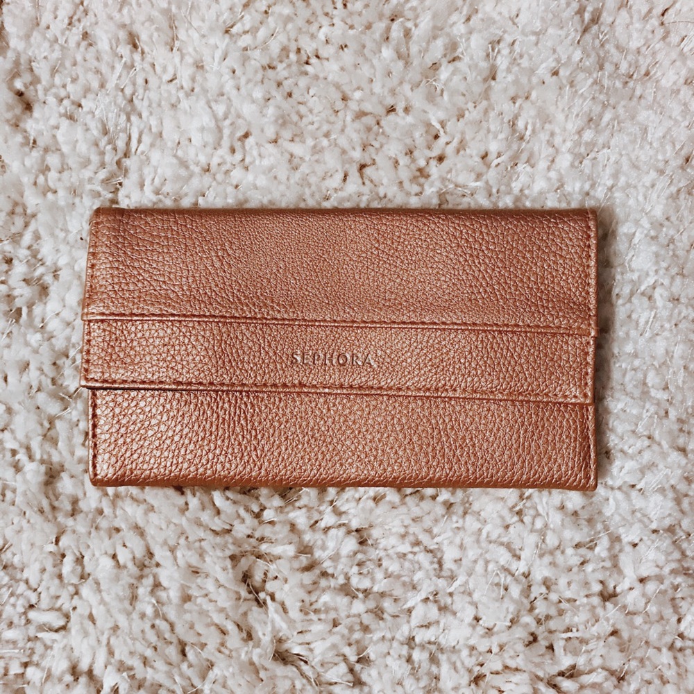 Rose Gold Sephora Brush Travel Bag